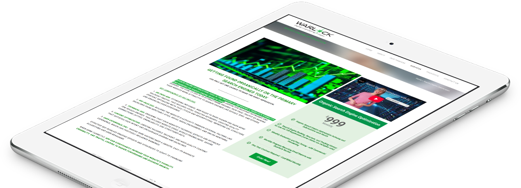 Organic Search Engine Optimization with Digital Warlock Organic Search Engine Optimization with Digital Warlock